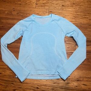 Like New Lululemon race length swiftly long sleeve limited edition sparkle 8